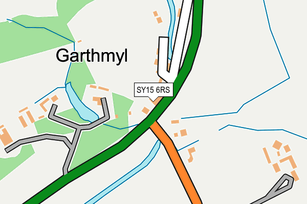 SY15 6RS map - OS OpenMap – Local (Ordnance Survey) SY15 6RS map - OS OpenMap – Local (Ordnance Survey)