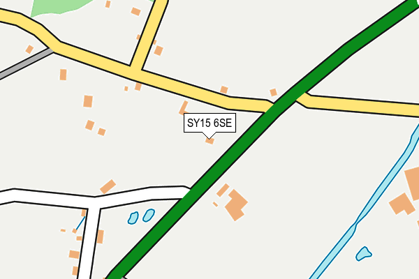 SY15 6SE map - OS OpenMap – Local (Ordnance Survey) SY15 6SE map - OS OpenMap – Local (Ordnance Survey)