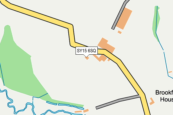 SY15 6SQ map - OS OpenMap – Local (Ordnance Survey)