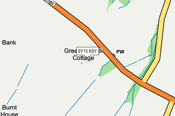 SY15 6SY map - OS OpenMap – Local (Ordnance Survey) SY15 6SY map - OS OpenMap – Local (Ordnance Survey)