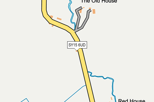 SY15 6UD map - OS OpenMap – Local (Ordnance Survey) SY15 6UD map - OS OpenMap – Local (Ordnance Survey)