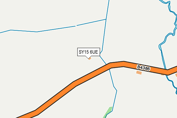 SY15 6UE map - OS OpenMap – Local (Ordnance Survey) SY15 6UE map - OS OpenMap – Local (Ordnance Survey)