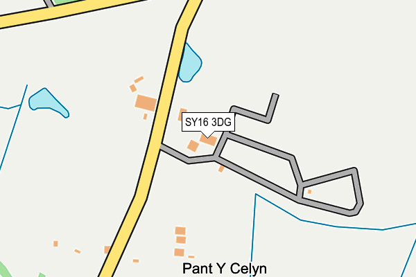 SY16 3DG map - OS OpenMap – Local (Ordnance Survey) SY16 3DG map - OS OpenMap – Local (Ordnance Survey)