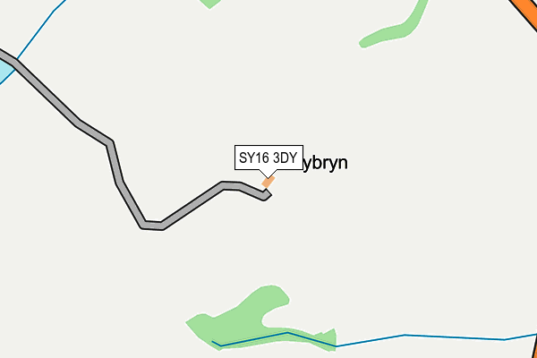 SY16 3DY map - OS OpenMap – Local (Ordnance Survey) SY16 3DY map - OS OpenMap – Local (Ordnance Survey)