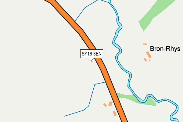 SY16 3EN map - OS OpenMap – Local (Ordnance Survey)