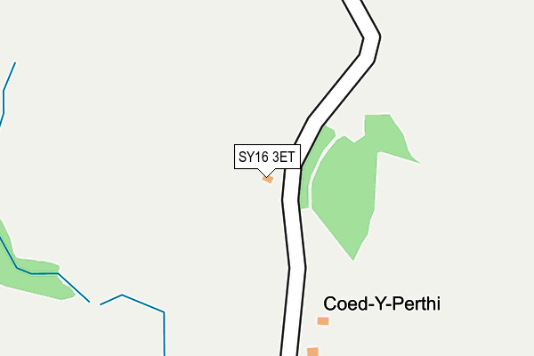 SY16 3ET map - OS OpenMap – Local (Ordnance Survey) SY16 3ET map - OS OpenMap – Local (Ordnance Survey)