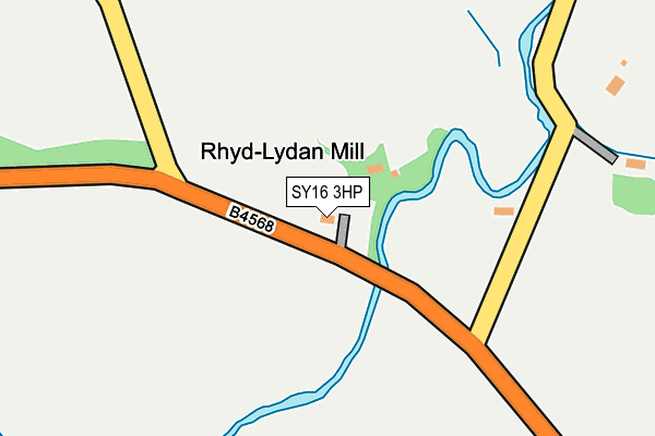 SY16 3HP map - OS OpenMap – Local (Ordnance Survey) SY16 3HP map - OS OpenMap – Local (Ordnance Survey)