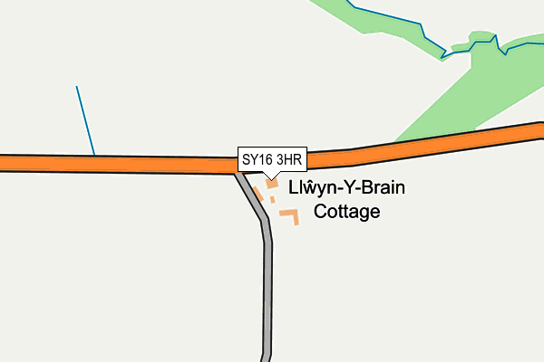 SY16 3HR map - OS OpenMap – Local (Ordnance Survey) SY16 3HR map - OS OpenMap – Local (Ordnance Survey)