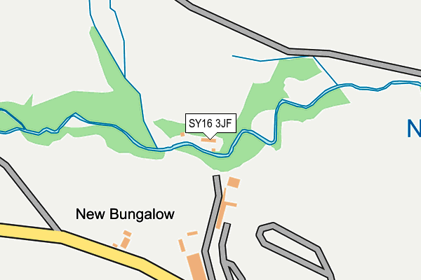 SY16 3JF map - OS OpenMap – Local (Ordnance Survey) SY16 3JF map - OS OpenMap – Local (Ordnance Survey)