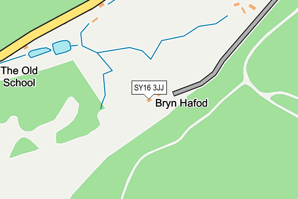 SY16 3JJ map - OS OpenMap – Local (Ordnance Survey) SY16 3JJ map - OS OpenMap – Local (Ordnance Survey)