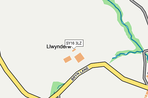 SY16 3LZ map - OS OpenMap – Local (Ordnance Survey) SY16 3LZ map - OS OpenMap – Local (Ordnance Survey)