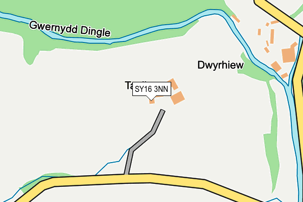 SY16 3NN map - OS OpenMap – Local (Ordnance Survey) SY16 3NN map - OS OpenMap – Local (Ordnance Survey)