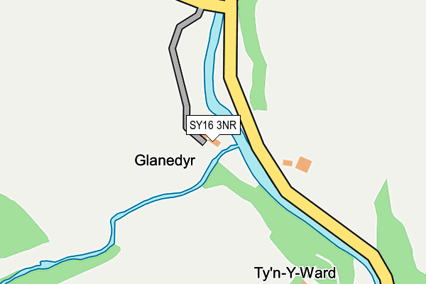 SY16 3NR map - OS OpenMap – Local (Ordnance Survey) SY16 3NR map - OS OpenMap – Local (Ordnance Survey)