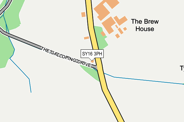 SY16 3PH map - OS OpenMap – Local (Ordnance Survey) SY16 3PH map - OS OpenMap – Local (Ordnance Survey)