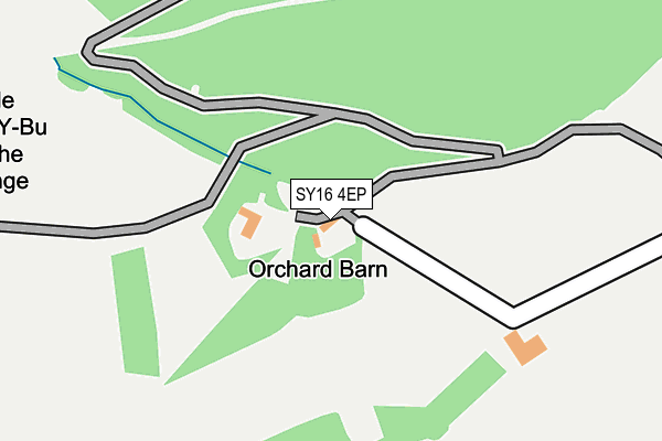 SY16 4EP map - OS OpenMap – Local (Ordnance Survey) SY16 4EP map - OS OpenMap – Local (Ordnance Survey)