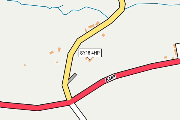 SY16 4HP map - OS OpenMap – Local (Ordnance Survey) SY16 4HP map - OS OpenMap – Local (Ordnance Survey)