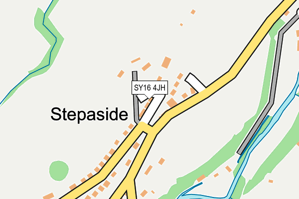 SY16 4JH map - OS OpenMap – Local (Ordnance Survey) SY16 4JH map - OS OpenMap – Local (Ordnance Survey)