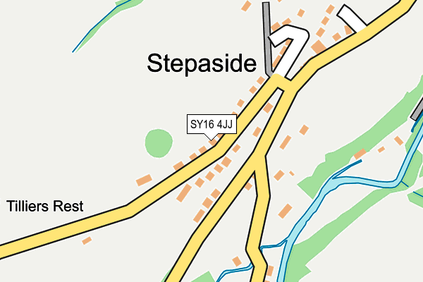 SY16 4JJ map - OS OpenMap – Local (Ordnance Survey) SY16 4JJ map - OS OpenMap – Local (Ordnance Survey)