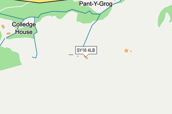 SY16 4LB map - OS OpenMap – Local (Ordnance Survey) SY16 4LB map - OS OpenMap – Local (Ordnance Survey)