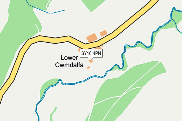 SY16 4PN map - OS OpenMap – Local (Ordnance Survey)