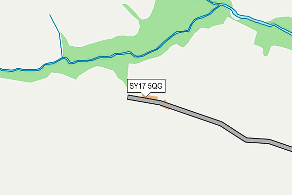 SY17 5QG map - OS OpenMap – Local (Ordnance Survey)