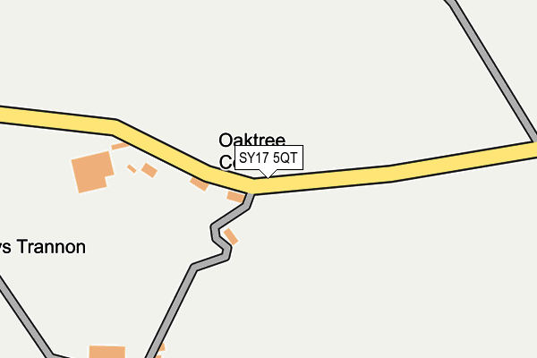 SY17 5QT map - OS OpenMap – Local (Ordnance Survey) SY17 5QT map - OS OpenMap – Local (Ordnance Survey)