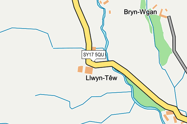 SY17 5QU map - OS OpenMap – Local (Ordnance Survey) SY17 5QU map - OS OpenMap – Local (Ordnance Survey)