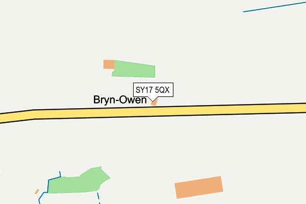 SY17 5QX map - OS OpenMap – Local (Ordnance Survey) SY17 5QX map - OS OpenMap – Local (Ordnance Survey)