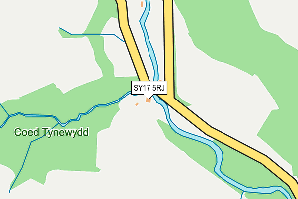 SY17 5RJ map - OS OpenMap – Local (Ordnance Survey) SY17 5RJ map - OS OpenMap – Local (Ordnance Survey)
