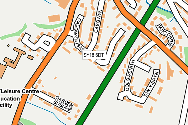SY18 6DT map - OS OpenMap – Local (Ordnance Survey) SY18 6DT map - OS OpenMap – Local (Ordnance Survey)