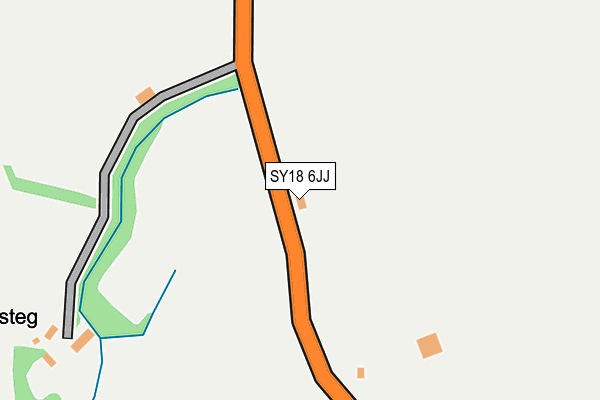 SY18 6JJ map - OS OpenMap – Local (Ordnance Survey) SY18 6JJ map - OS OpenMap – Local (Ordnance Survey)