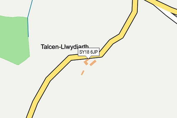 SY18 6JP map - OS OpenMap – Local (Ordnance Survey) SY18 6JP map - OS OpenMap – Local (Ordnance Survey)