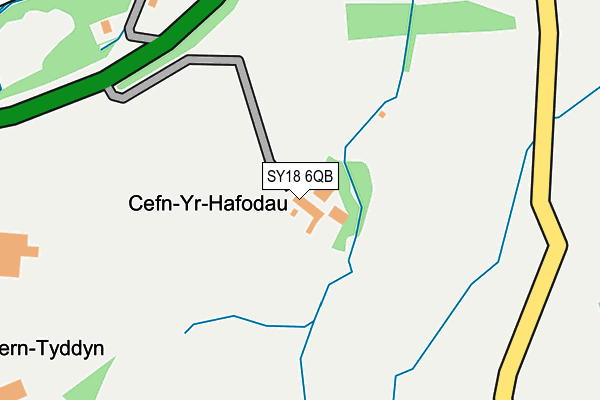 SY18 6QB map - OS OpenMap – Local (Ordnance Survey) SY18 6QB map - OS OpenMap – Local (Ordnance Survey)