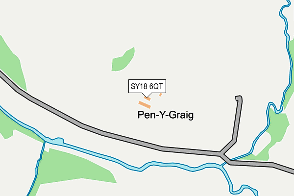 SY18 6QT map - OS OpenMap – Local (Ordnance Survey)