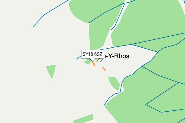 SY18 6SZ map - OS OpenMap – Local (Ordnance Survey) SY18 6SZ map - OS OpenMap – Local (Ordnance Survey)