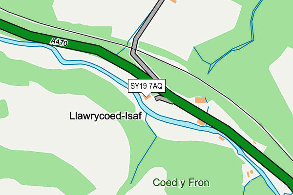 SY19 7AQ map - OS OpenMap – Local (Ordnance Survey) SY19 7AQ map - OS OpenMap – Local (Ordnance Survey)