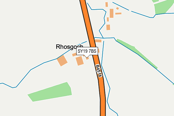SY19 7BS map - OS OpenMap – Local (Ordnance Survey) SY19 7BS map - OS OpenMap – Local (Ordnance Survey)