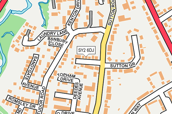 SY2 6DJ maps, stats, and open data