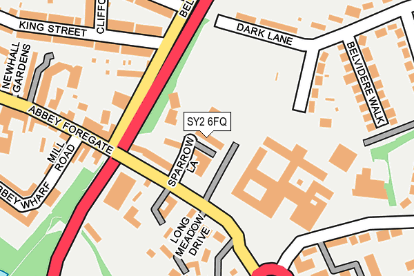 SY2 6FQ map - OS OpenMap – Local (Ordnance Survey) SY2 6FQ map - OS OpenMap – Local (Ordnance Survey)
