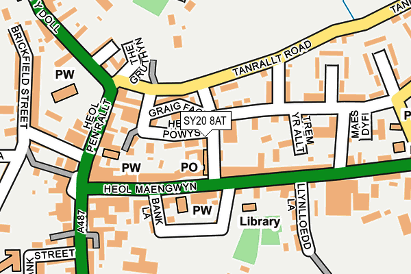SY20 8AT map - OS OpenMap – Local (Ordnance Survey) SY20 8AT map - OS OpenMap – Local (Ordnance Survey)