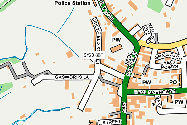 SY20 8BT map - OS OpenMap – Local (Ordnance Survey) SY20 8BT map - OS OpenMap – Local (Ordnance Survey)
