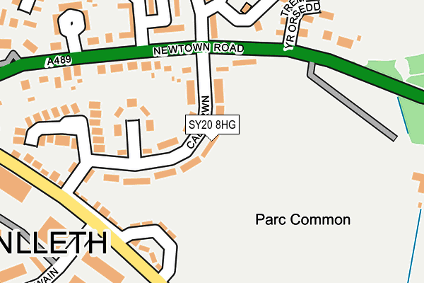 SY20 8HG map - OS OpenMap – Local (Ordnance Survey)