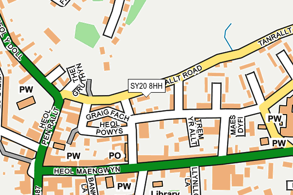 SY20 8HH map - OS OpenMap – Local (Ordnance Survey) SY20 8HH map - OS OpenMap – Local (Ordnance Survey)