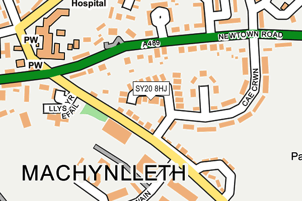 SY20 8HJ map - OS OpenMap – Local (Ordnance Survey) SY20 8HJ map - OS OpenMap – Local (Ordnance Survey)