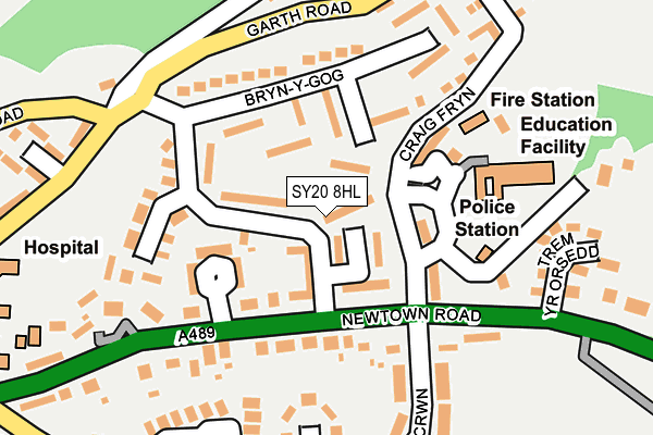 SY20 8HL map - OS OpenMap – Local (Ordnance Survey) SY20 8HL map - OS OpenMap – Local (Ordnance Survey)