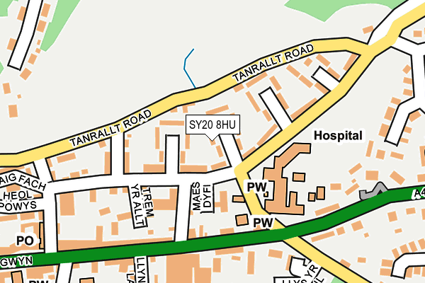 SY20 8HU map - OS OpenMap – Local (Ordnance Survey) SY20 8HU map - OS OpenMap – Local (Ordnance Survey)