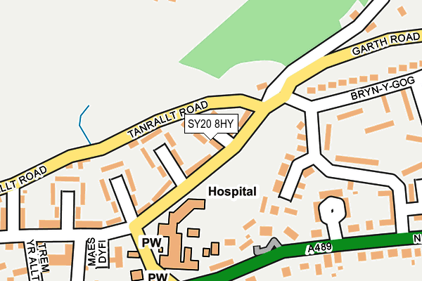 SY20 8HY map - OS OpenMap – Local (Ordnance Survey) SY20 8HY map - OS OpenMap – Local (Ordnance Survey)