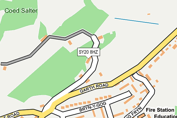 SY20 8HZ map - OS OpenMap – Local (Ordnance Survey) SY20 8HZ map - OS OpenMap – Local (Ordnance Survey)