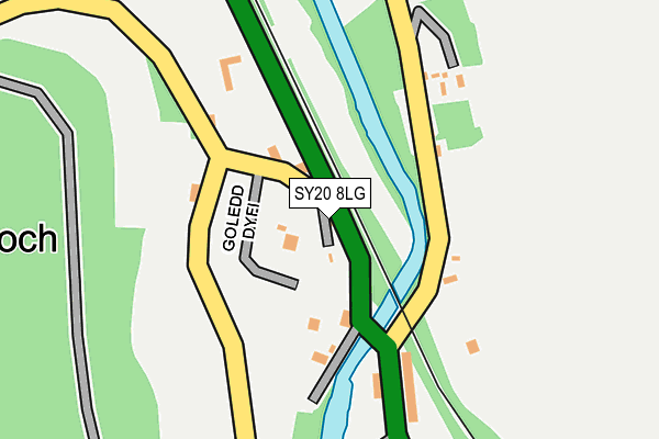 SY20 8LG map - OS OpenMap – Local (Ordnance Survey) SY20 8LG map - OS OpenMap – Local (Ordnance Survey)