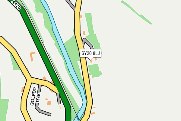 SY20 8LJ map - OS OpenMap – Local (Ordnance Survey) SY20 8LJ map - OS OpenMap – Local (Ordnance Survey)